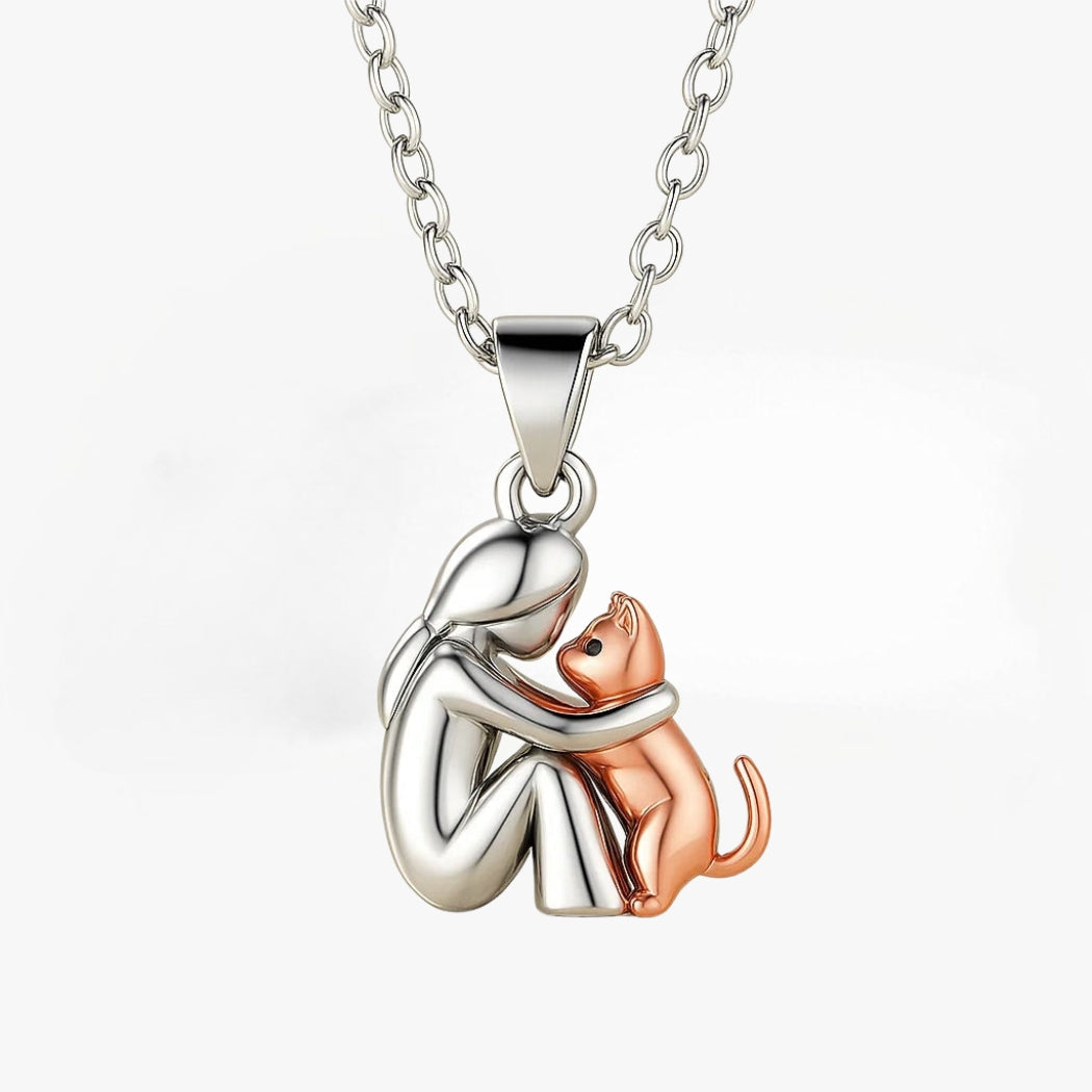 Cat Embrace Necklace