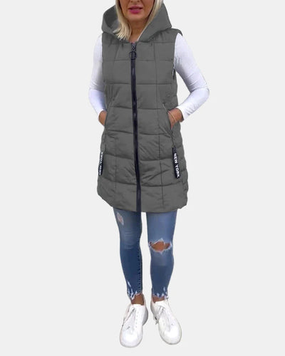 Solene | Sleeveless Padded Coat