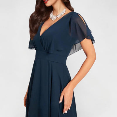Catalina - Flowing V-Neck Maxi Dress