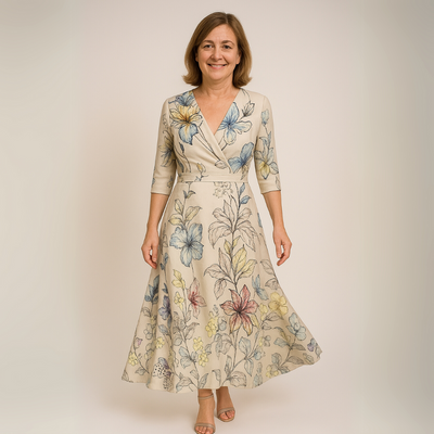 TAYLOR | ELEGANT FLORAL LUXURY DRESS