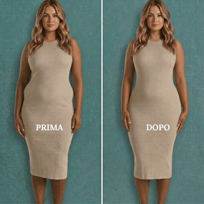 High-waisted postpartum shaping underwear