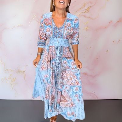 CAMELLIA | TIMELESS LONG SLEEVED SUMMER DRESS