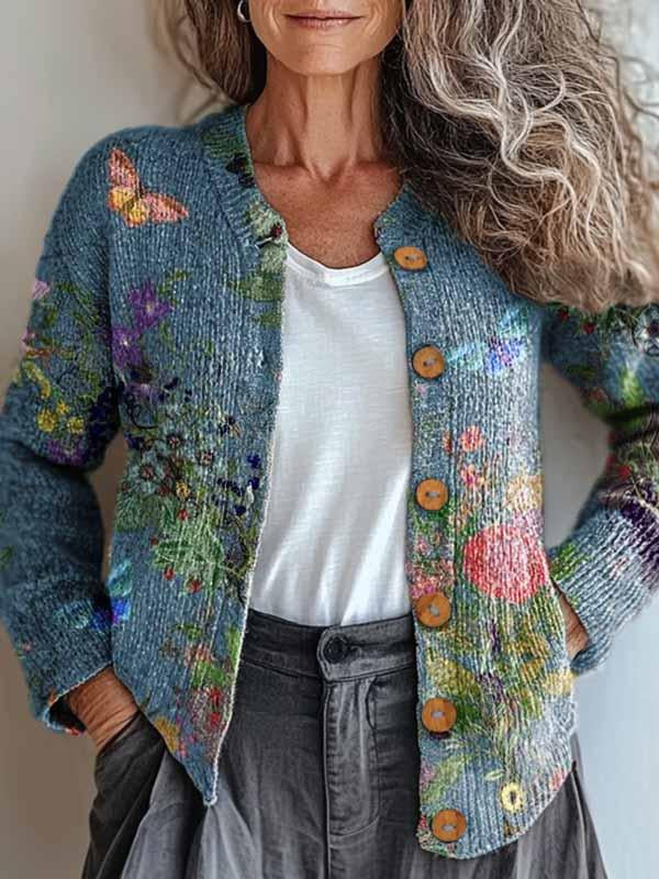 Aurora Dreamy Floral Cardigan