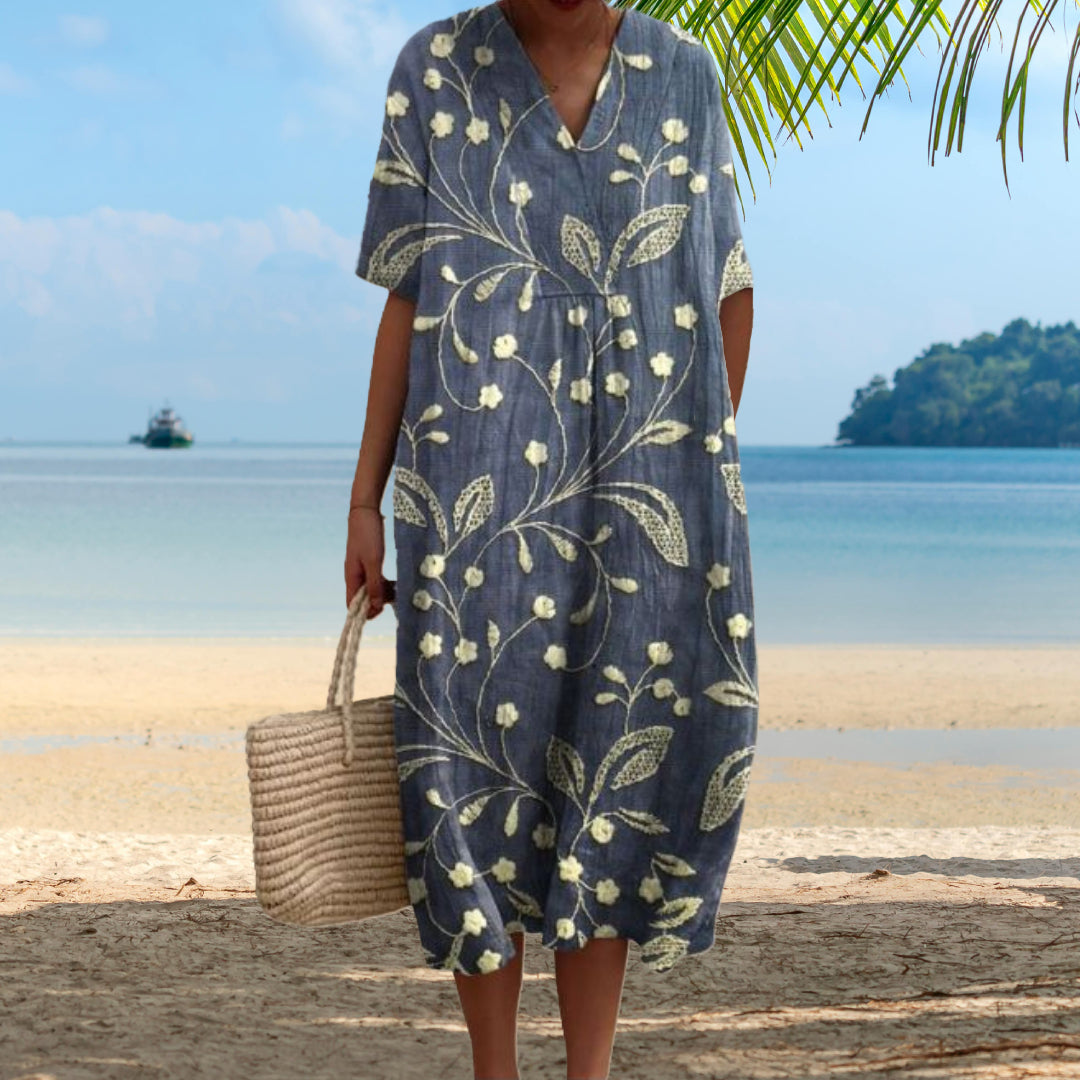 ADELFA | LOOSE COLORFUL DRESS