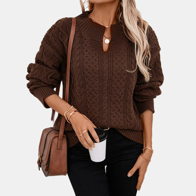 Marissa | Classic Cable Sweater