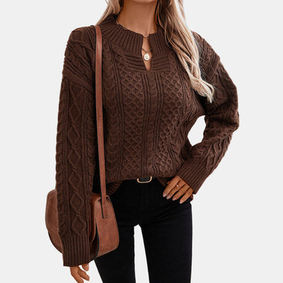 Marissa | Classic Cable Sweater