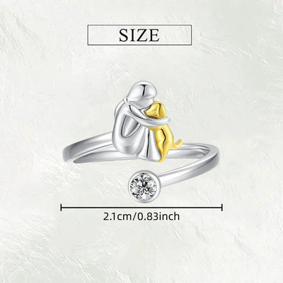 Dog Embrace Ring