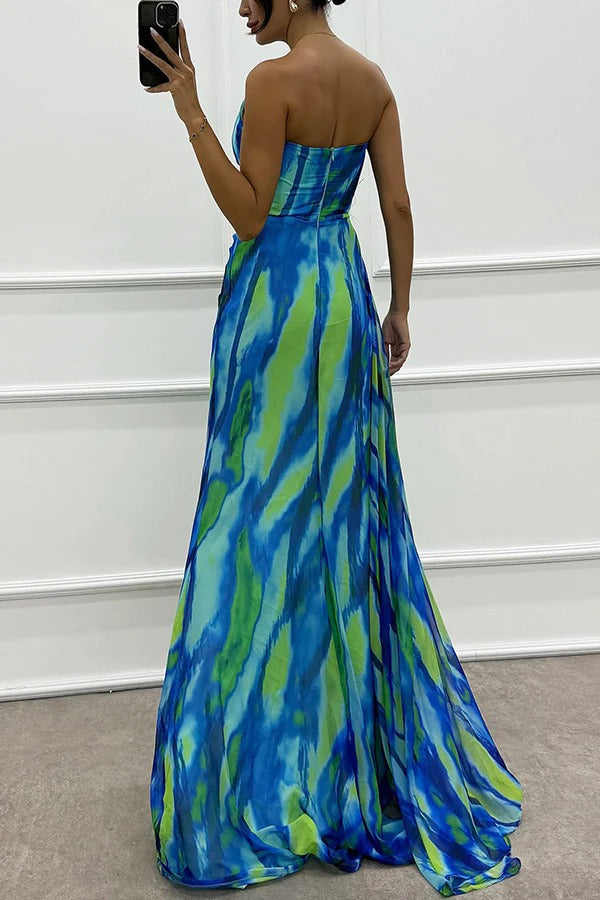 LINA | COLORFUL MAXI DRESS