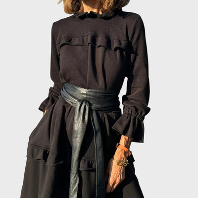 Evren | Elegant Tummy-Covering Midi Dress