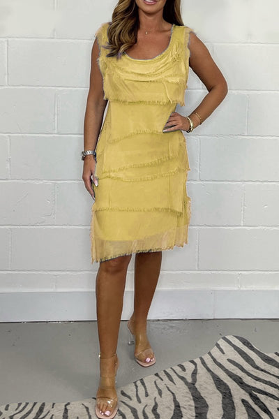 Callie | Elegant Sleeveless Chiffon Dress